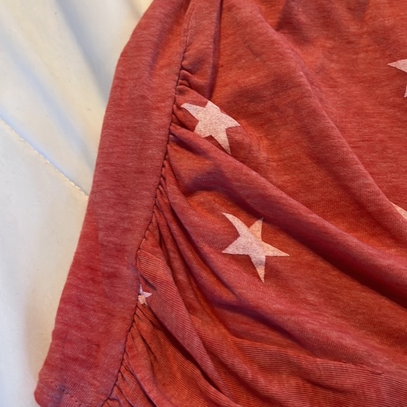 Coral T-shirt with Stars and knot tie - Picture 2 of 3